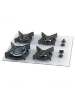 Fogão Cooktop Fischer 4 Bocas Tripla Chama Infinity Branco 26297 - 62936 Bivolt