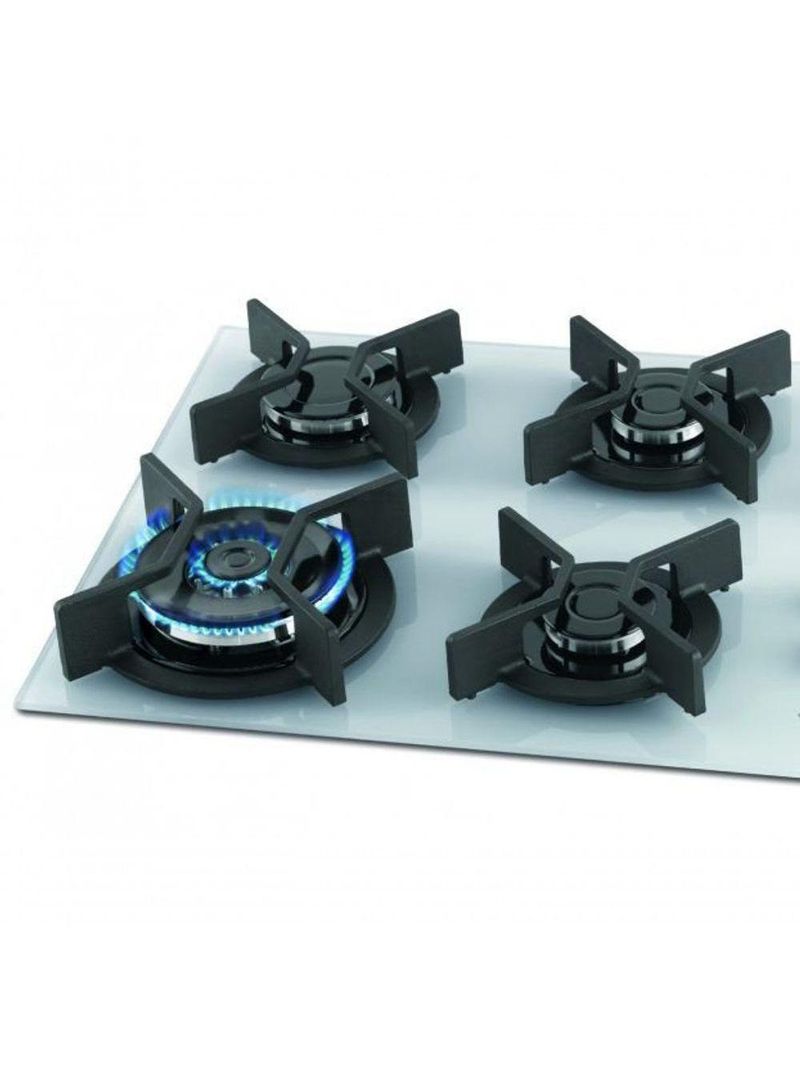 Fogão Cooktop Fischer 4 Bocas Tripla Chama Infinity Branco 26297 - 62936 Bivolt