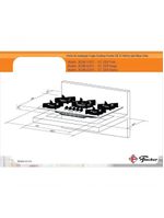 Fogão Cooktop Fischer 5 Bocas Tripla Chama Infinity Preto 26298-57077 Bivolt