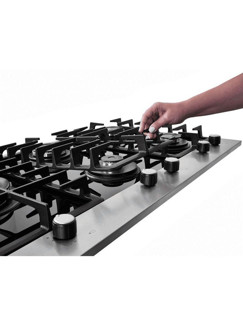Fogão Cooktop Fischer 5 Bocas Platinium 33810-92122 Bivolt