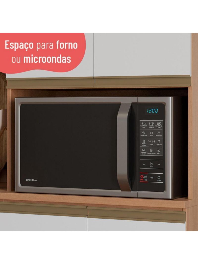 Cozinha Completa Modulada 6 Peças Multimóveis Freijó-branco