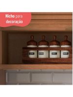 Cozinha Completa Modulada 6 Peças Multimóveis Freijó-branco