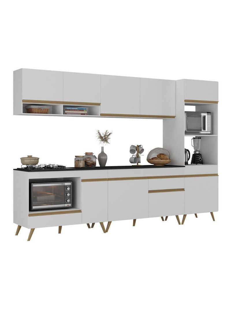 Cozinha Modulada Completa Compacta  Veneza  Multimóveis