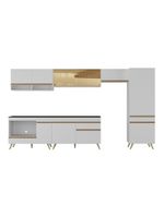 Cozinha Modulada Completa 357cm 6 Peças  Veneza Multimóveis
