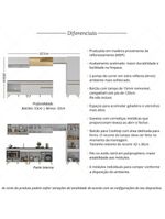 Cozinha Modulada Completa 357cm 6 Peças  Veneza Multimóveis