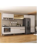 Cozinha Modulada Completa 357cm 6 Peças  Veneza Multimóveis