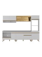 Cozinha Modulada Completa Compacta 287cm Veneza Multimóveis