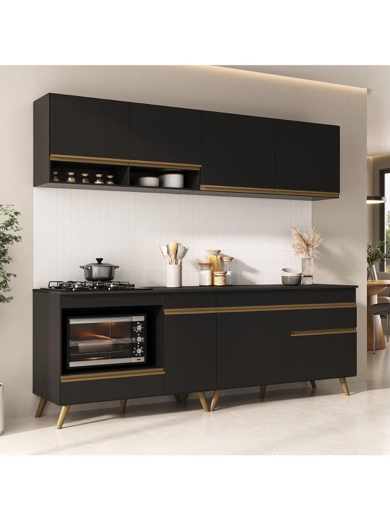 Armário De Cozinha  Modulada Compacta Veneza Multimóveis