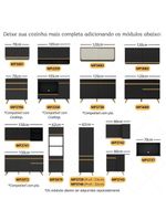 Armário De Cozinha  Modulada Compacta Veneza Multimóveis