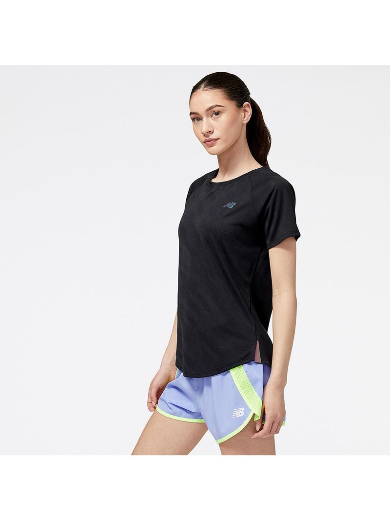 Camiseta new balance q speed jacquard feminina