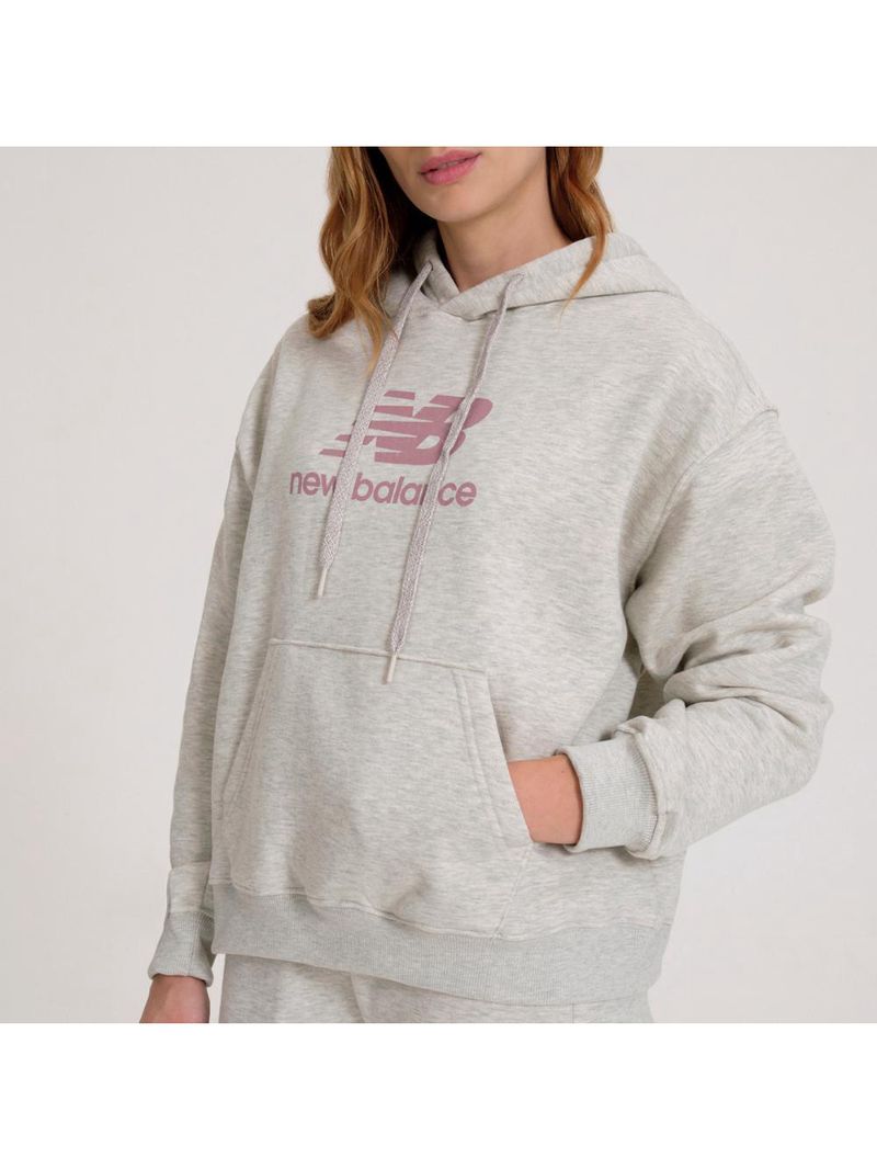 Casaco new balance com capuz essentials feminino
