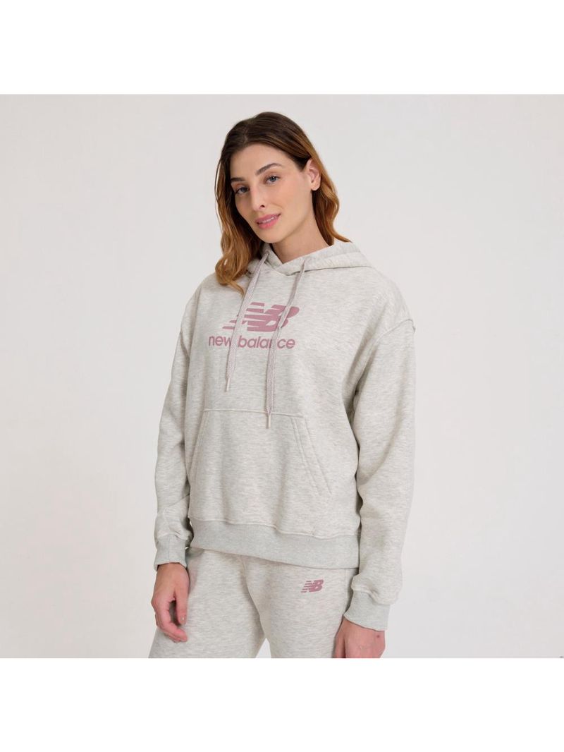 Casaco new balance com capuz essentials feminino