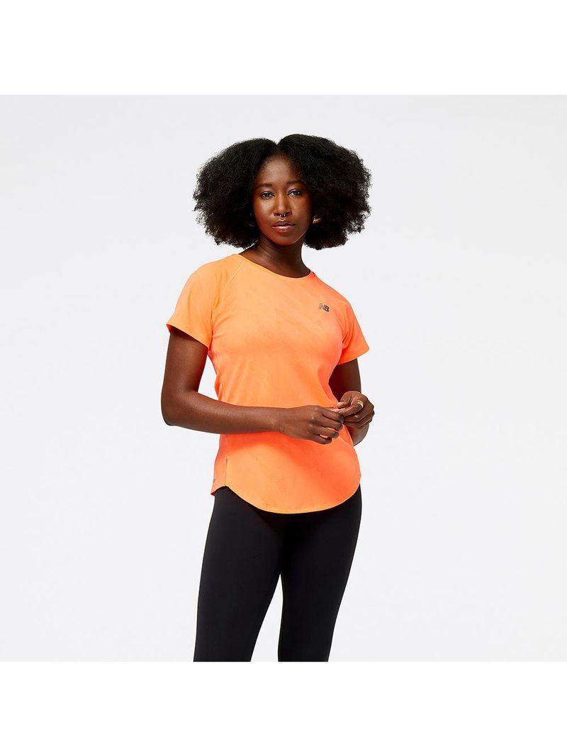 Camiseta new balance q speed jacquard feminina