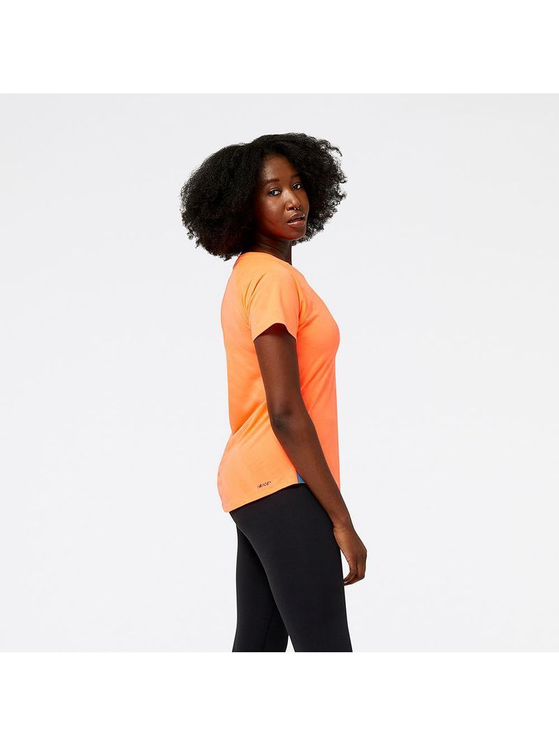 Camiseta new balance q speed jacquard feminina