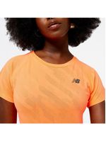 Camiseta new balance q speed jacquard feminina