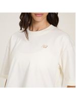 Camiseta new balance cropped small logo feminina