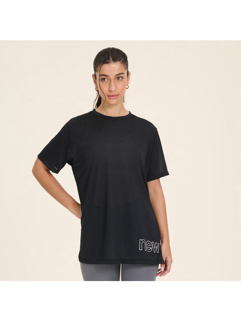 Camiseta new balance sport essentials graphic feminina