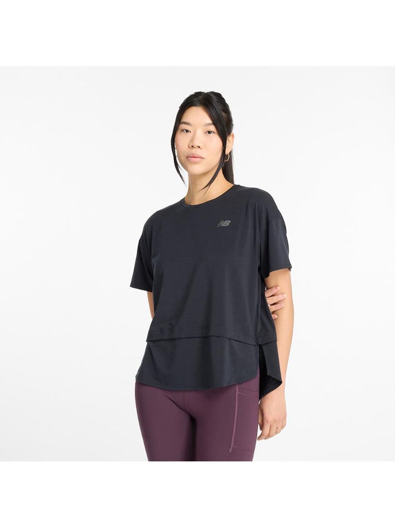 Camiseta drapey feminina