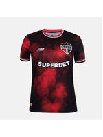 Camisa new balance comemorativa spfc 2024 torcedor c/p feminina
