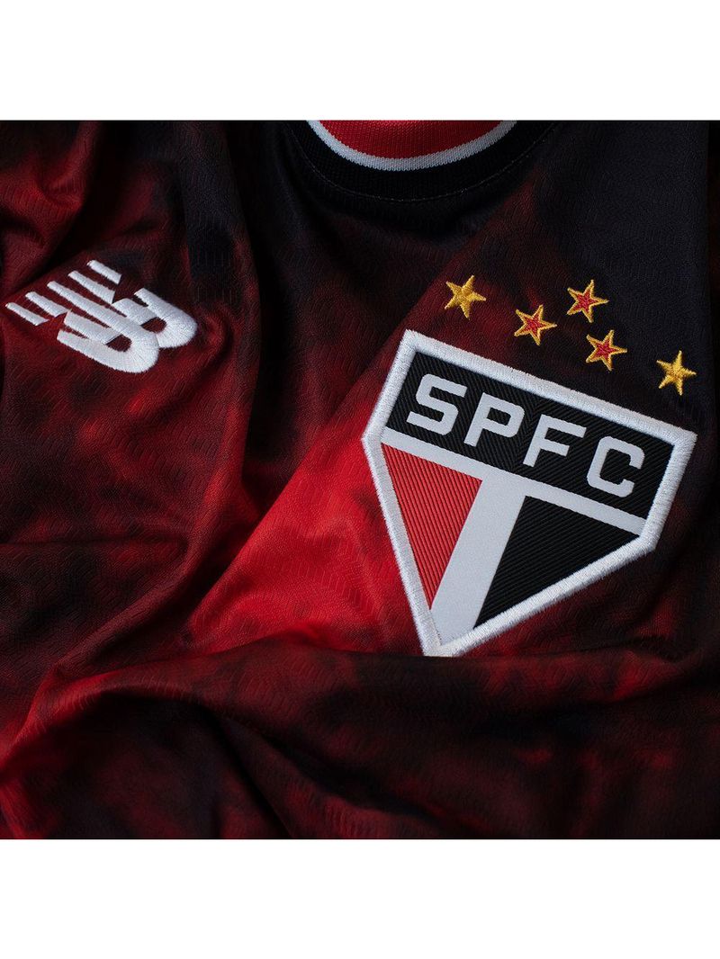 Camisa new balance comemorativa spfc 2024 torcedor c/p feminina