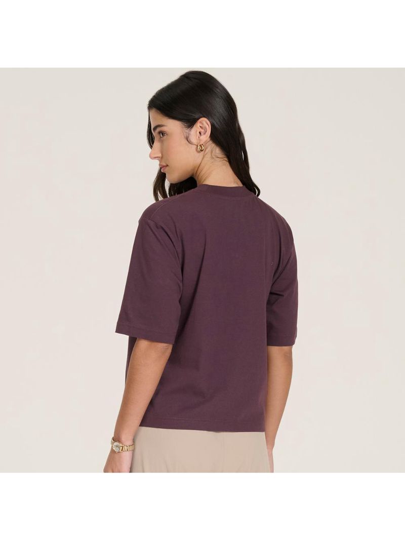 Camiseta new balance cropped athletics feminina