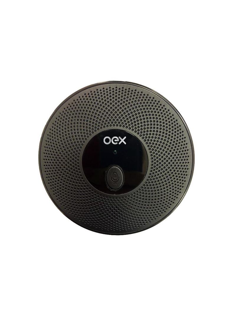 Microfone para conferência omnidirecional preto mk200 oex