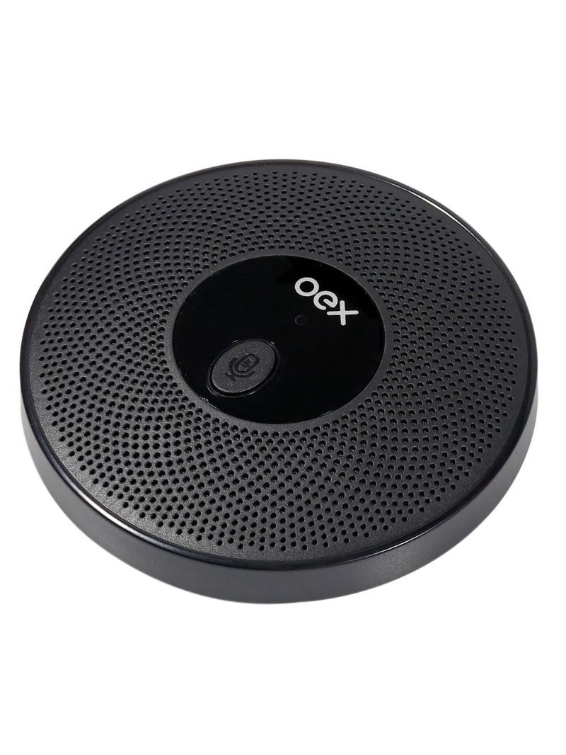 Microfone para conferência omnidirecional preto mk200 oex