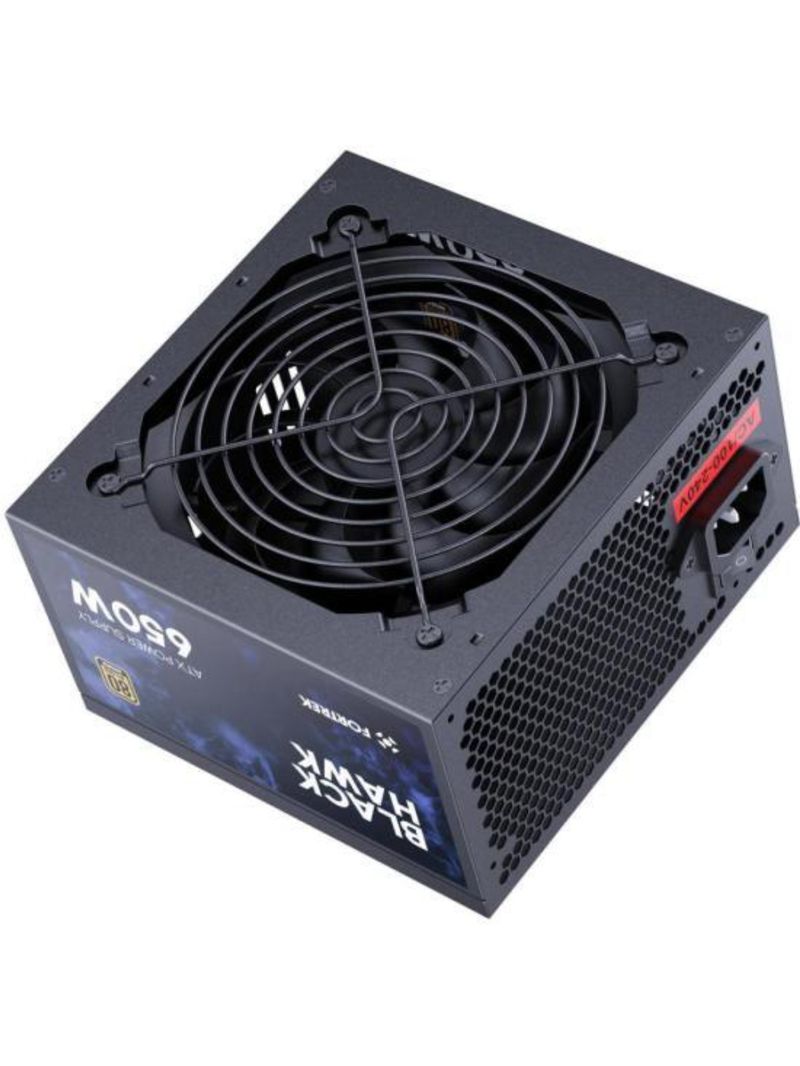 Fonte gamer atx fortrek black hawk 650w 80 plus bronze pfc ativo