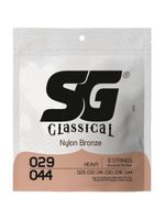 Encordoamento para violão nylon 029 heavy sg