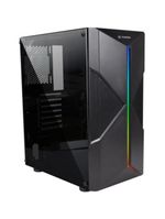 Gabinete gamer fortrek holt mid tower rgb preto