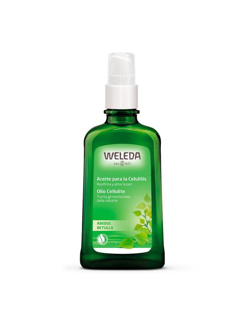 Óleo de bétula para celulite weleda - Óleo corporal