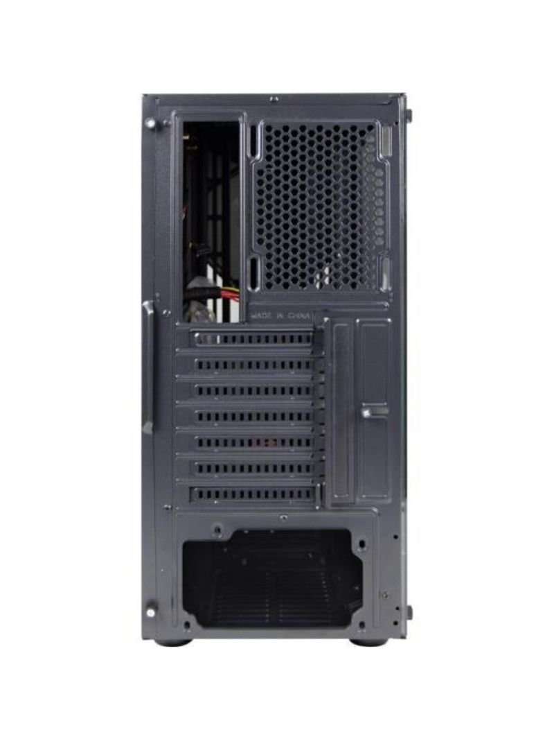 Gabinete gamer fortrek holt mid tower rgb preto