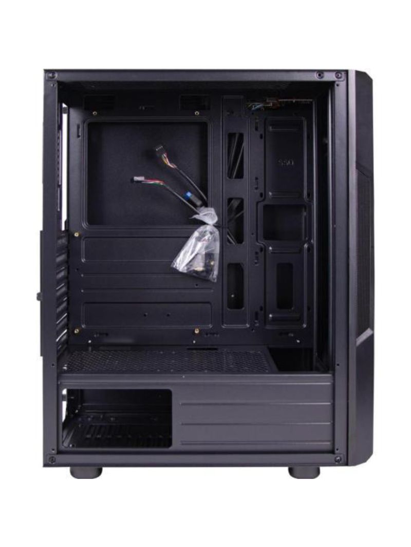 Gabinete gamer fortrek holt mid tower rgb preto
