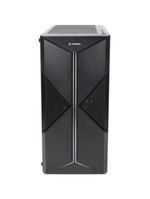 Gabinete gamer fortrek holt mid tower rgb preto