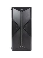 Gabinete gamer fortrek holt mid tower rgb preto