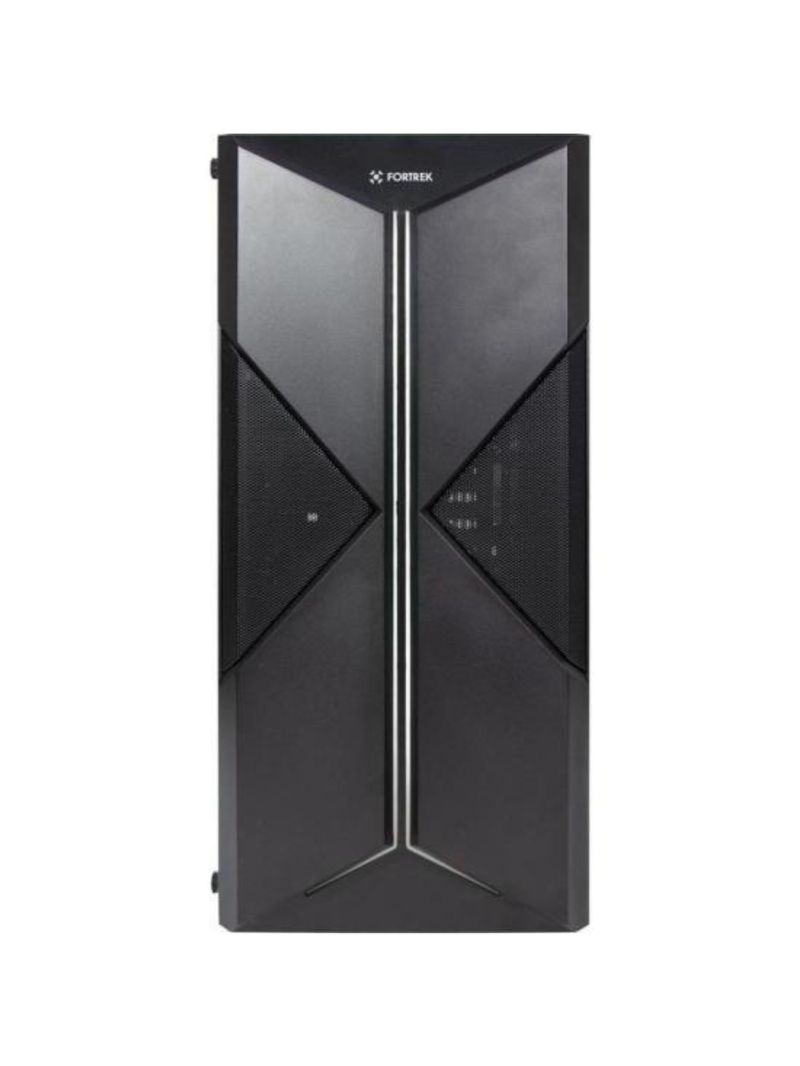Gabinete gamer fortrek holt mid tower rgb preto