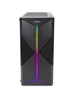 Gabinete gamer fortrek holt mid tower rgb preto
