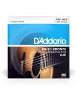 Encordoamento violão aço 012-053 80/20 bronze ej11 d addario