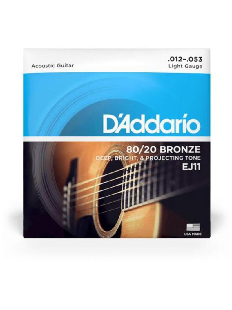 Encordoamento violão aço 012-053 80/20 bronze ej11 d addario