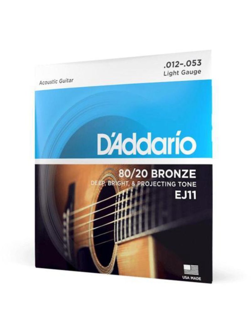 Encordoamento violão aço 012-053 80/20 bronze ej11 d addario