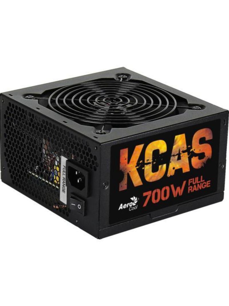 Fonte gamer atx aerocool kcas 700w 80 plus full range apfc