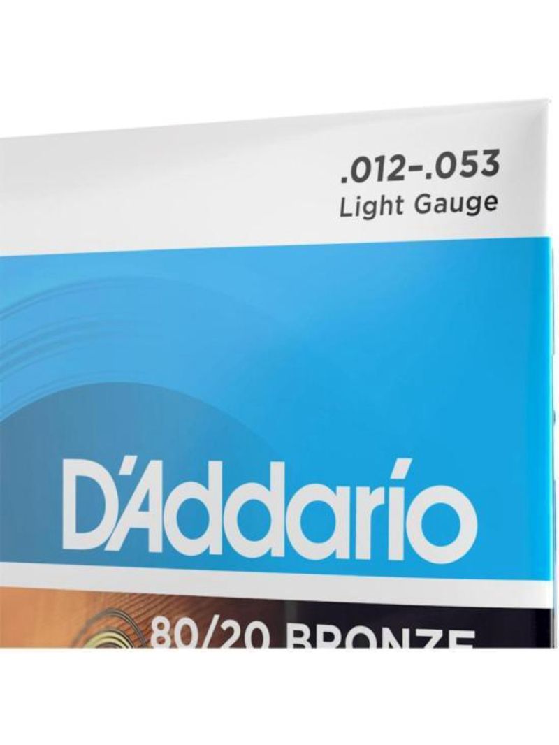 Encordoamento violão aço 012-053 80/20 bronze ej11 d addario