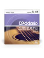 Encordoamento violão aço 011-052 phosphor bronze ej26 d addario
