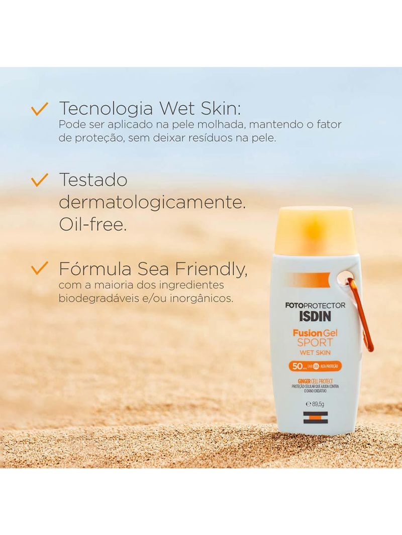 Protetor solar isdin fusion gel sport fps50