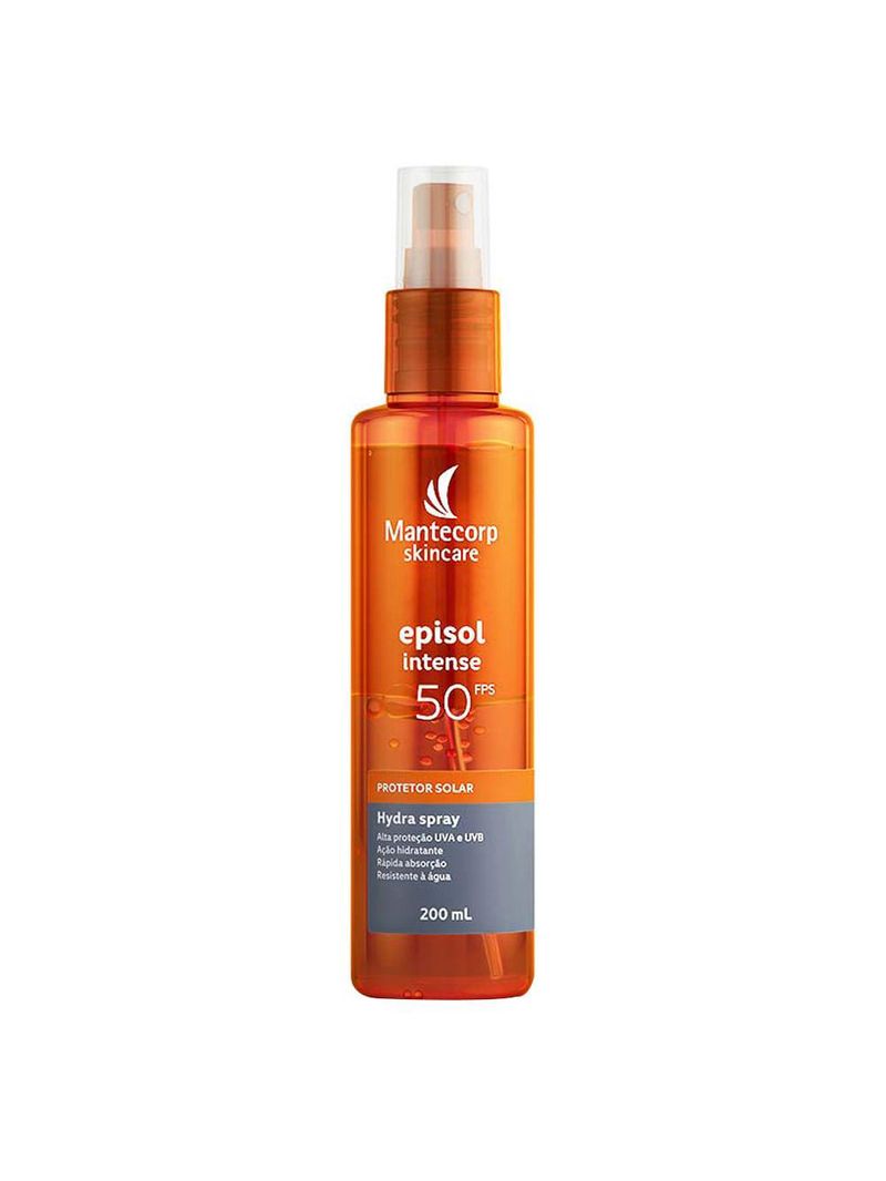 Protetor solar corporal mantecorp skincare - hydra spray fps50