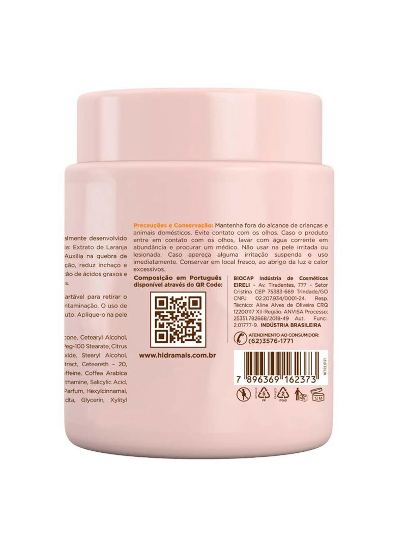 Creme para massagem hidramais - lipodetox