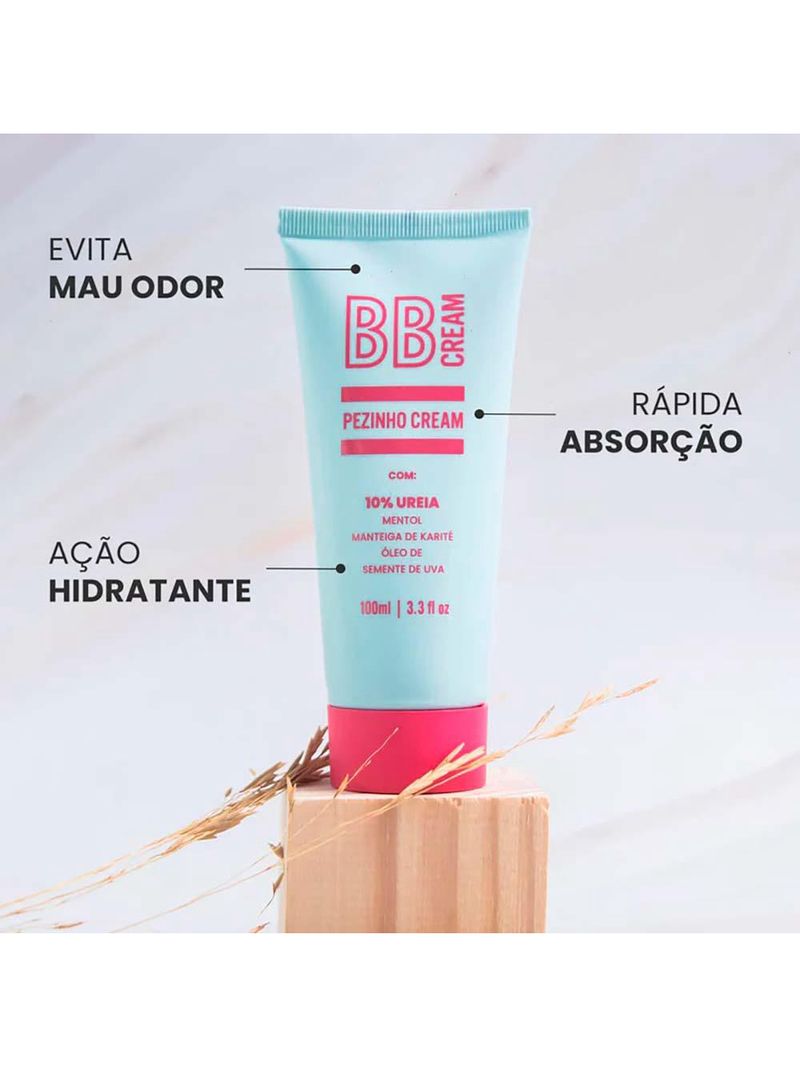 Hidratante para os pés beleza brasileira - pezinho cream