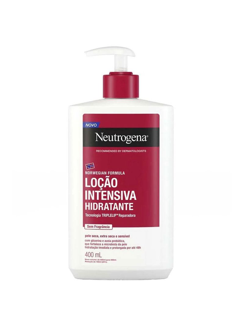 Neutrogena norwegian fórmula intensivo kit com 2 hidratantes sem fragrância