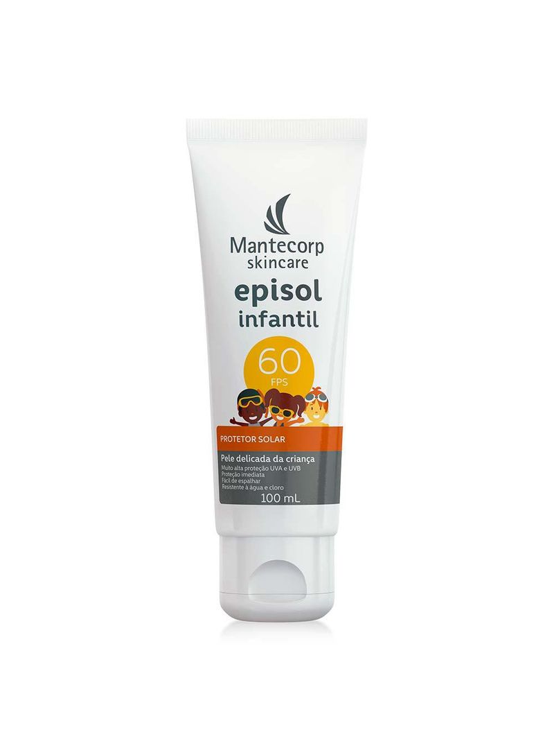 Protetor solar infantil mantecorp skincare episol fps60