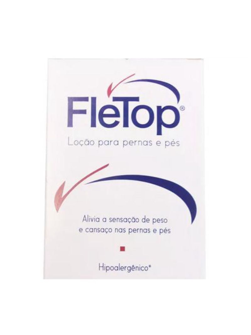 Loção para pernas e pés fletop farmoquimica - hidratante para pés e pernas